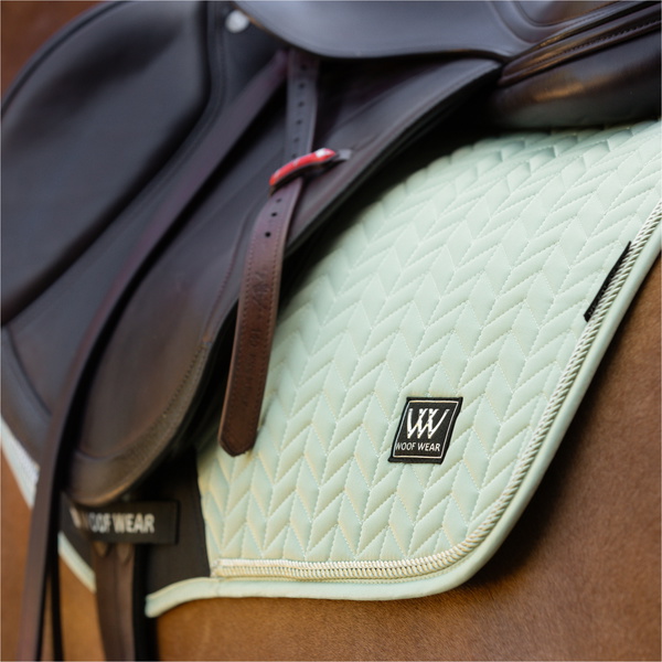 2025 Woof Wear Caballo De Tejido Cerrado Contacto Sudadero WS0044-SAGE - Sage Green